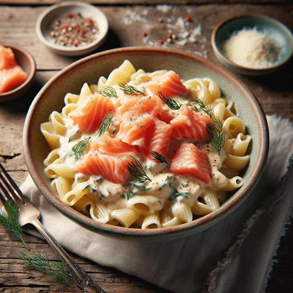 Oppskrift på deilig kremet pasta med laks - En smakfull fiskerett som vil få deg til å klikke!